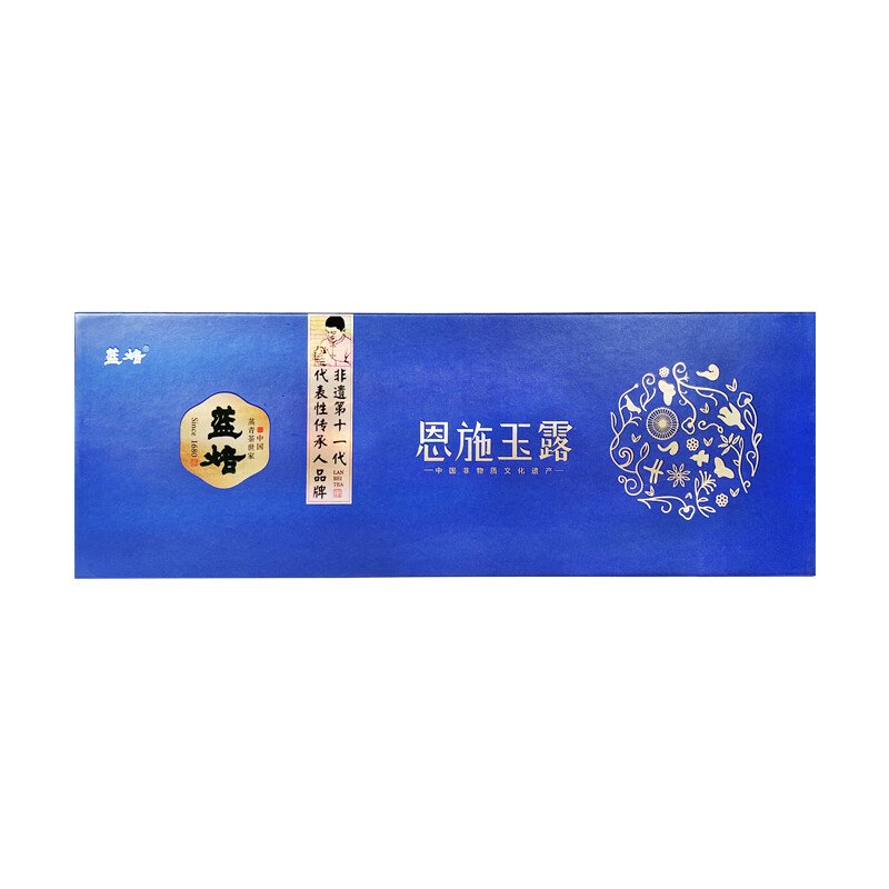 【中国直邮，时效7-15天】蓝焙2026年新茶上市绿茶1938条盒恩施玉露茶叶明前特级120g 小泡袋装自饮送礼