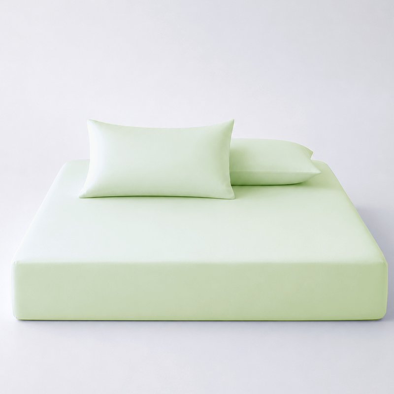 Lullabuy 纯色凉感床笠小冰砖系列床品 沁爽舒适 包裹贴合（仅床笠）