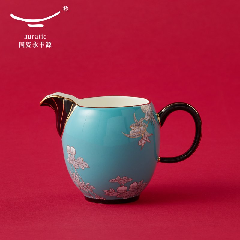 【中国直邮，时效10-15天】Auratic 国瓷永丰源水墨牡丹7头茶具