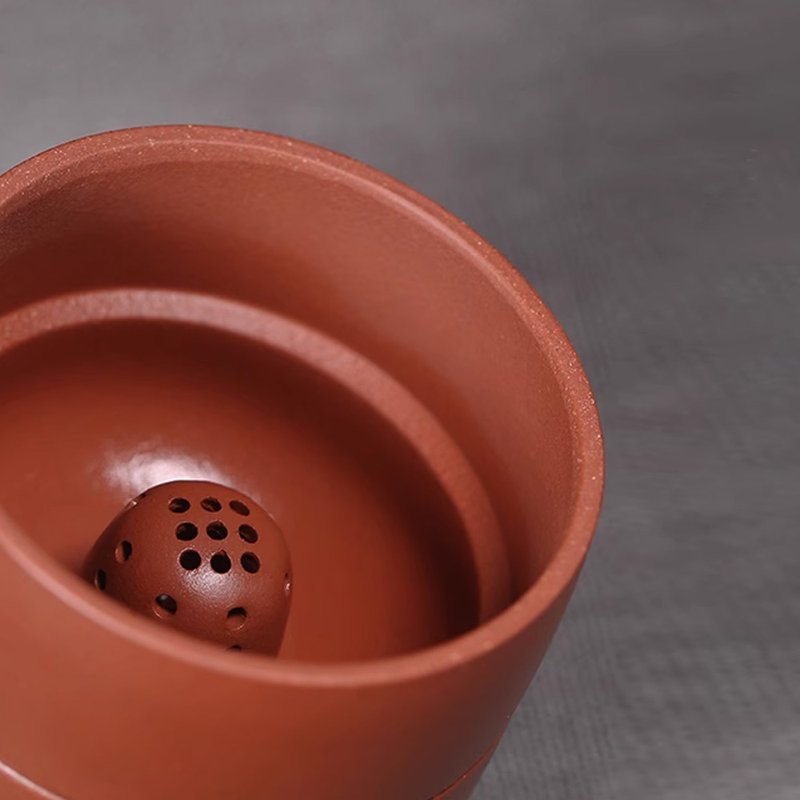 【中国直邮，时效10-15天】正山堂紫砂快客杯 出行必备 160ml