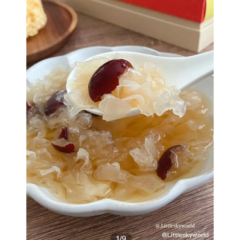 旭龙行 特级有机银耳雪耳 4朵装 约150克/5盎司