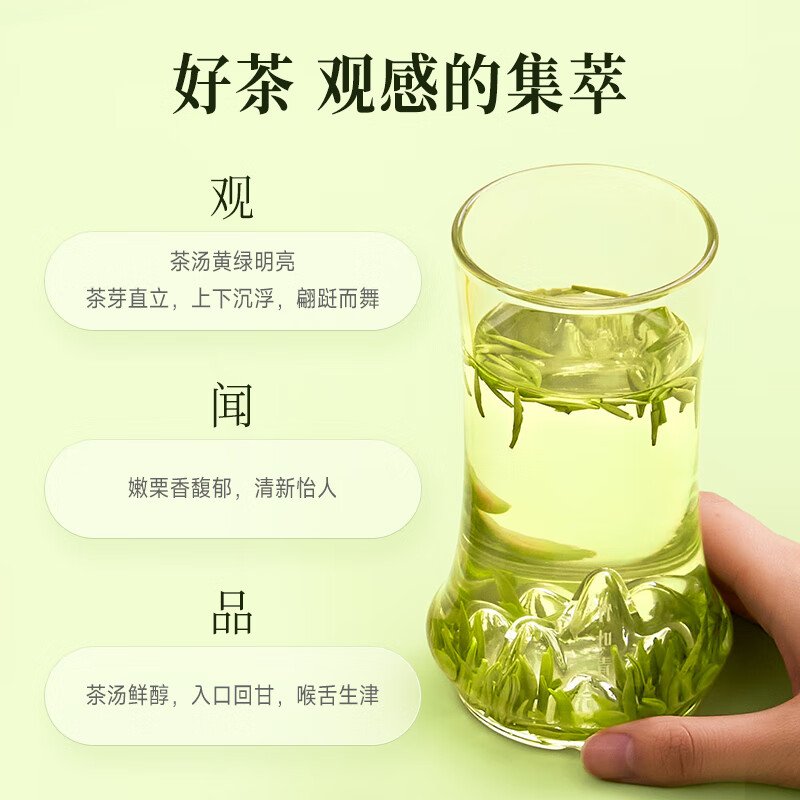 【中国直邮，时效7-15天】竹叶青绿茶品味 峨眉山2026春茶特级60g 明前茶礼盒装茶叶伴手礼14002