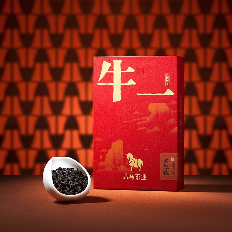 【中国直邮，时效7-15天】八马茶业牛一12800【悦享版】·武夷岩茶·大红袍 51g 6包