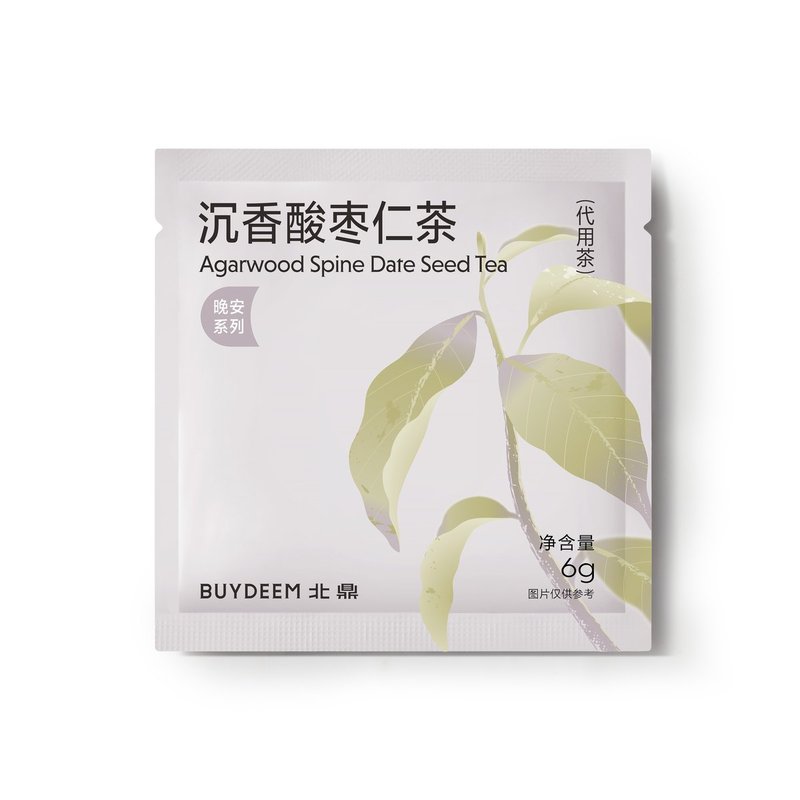 【中国直邮，时效7-15天】Buydeem 北鼎养生茶包 沉香酸枣仁茶盒装/7袋/42g 三盒装共126g