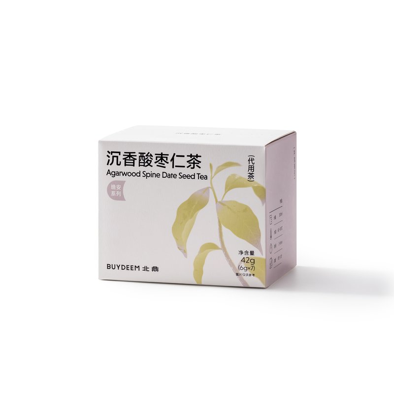 【中国直邮，时效7-15天】Buydeem 北鼎养生茶包 沉香酸枣仁茶盒装/7袋/42g 三盒装共126g