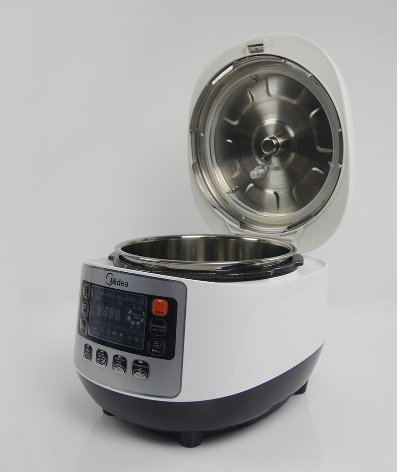 Midea 美的太极煲智能电压力锅5L MY-SS5033  大气时尚 全英文面板 不锈钢内胆