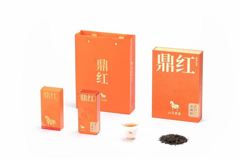 【中国直邮，时效7-15天】八马茶业鼎红10000武夷红茶特级金骏眉尊享装(50克 12包)