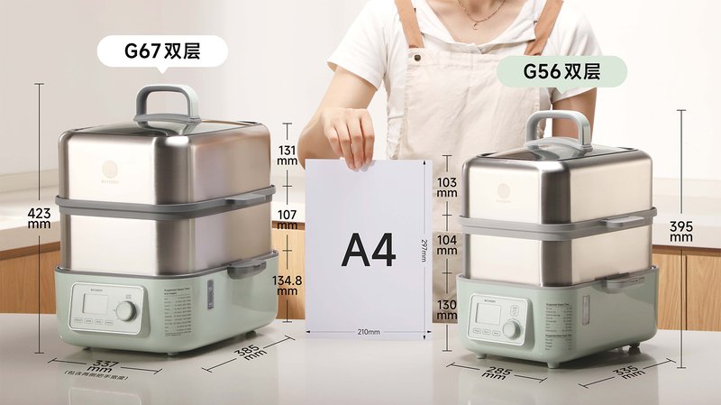 Buydeem北鼎 多功能蒸炖锅G563 智能预约 防干烧   圣诞新年情人节父亲节母亲节礼物 5/10L 经典性价比 适合1-4人小家庭
