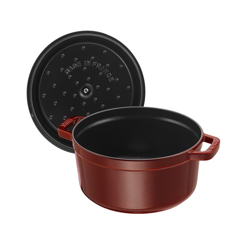 STAUB 家用珐琅锅铸铁锅焖炖锅 锁水保鲜 不挑炉灶 2.75QT 三色可选