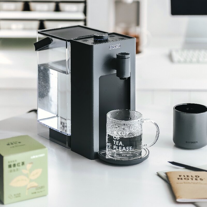 Buydeem 北鼎台式速热式饮水机泡茶机  电热水瓶 冲奶神器 3L -水墨灰
