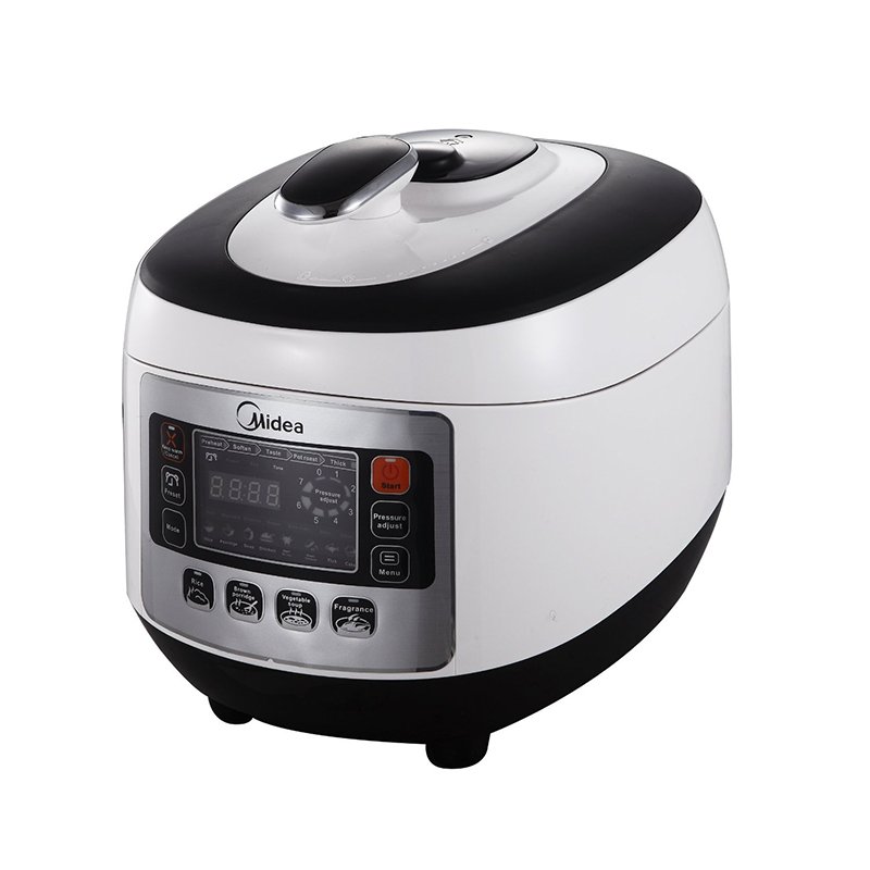 Midea 美的太极煲智能电压力锅5L MY-SS5033  大气时尚 全英文面板 不锈钢内胆