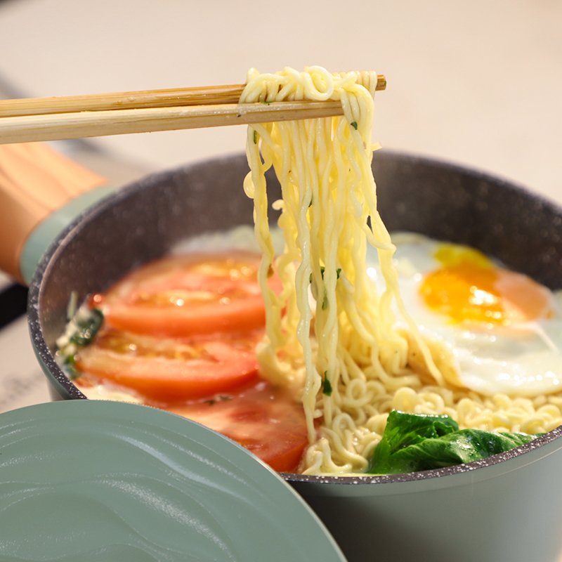 Amercook阿米尔 森林之花系列麦饭石不粘锅奶锅电磁炉燃气通用 18cm奶锅