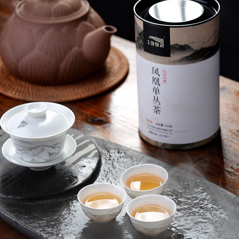 天池乌龙茶传承凤凰单丛茶单枞鸭屎香 一级125g罐装茶叶送礼