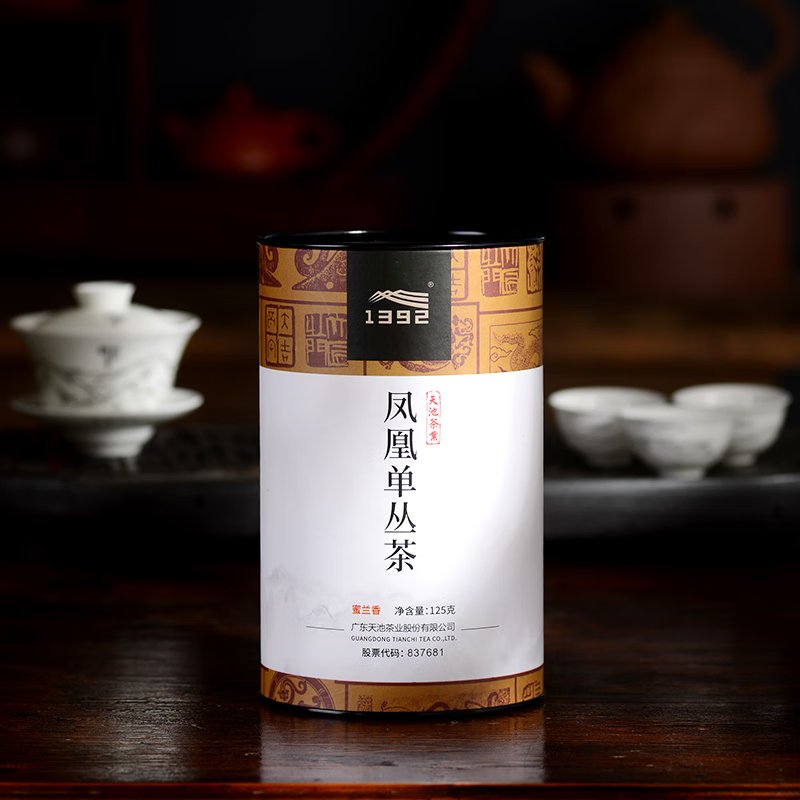 天池乌龙茶传承凤凰单丛茶单枞蜜兰香 一级125g罐装茶叶送礼