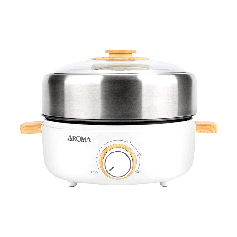 Aroma涮烤一体火锅烤肉多功能料理锅 AMC-130 2.5L容量 随心涮烤