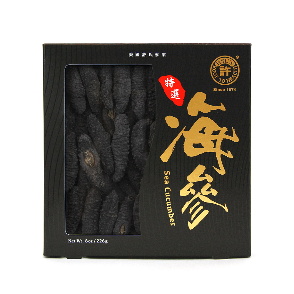 许氏（Hsu’s）地中海特选黑刺参 大号/中号 8oz/226g-中号