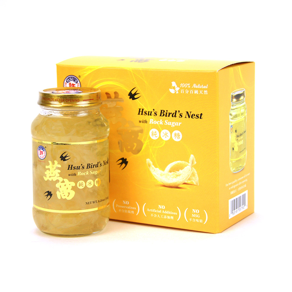 许氏（Hsu’s）纯冰糖燕窝双子瓶 即食冰糖燕窝 （8.28oz*2瓶）