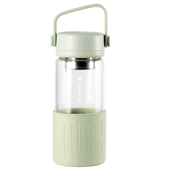 Buydeem 北鼎泡茶随手杯 茶水分离 双色可选 400ml-浅杉绿