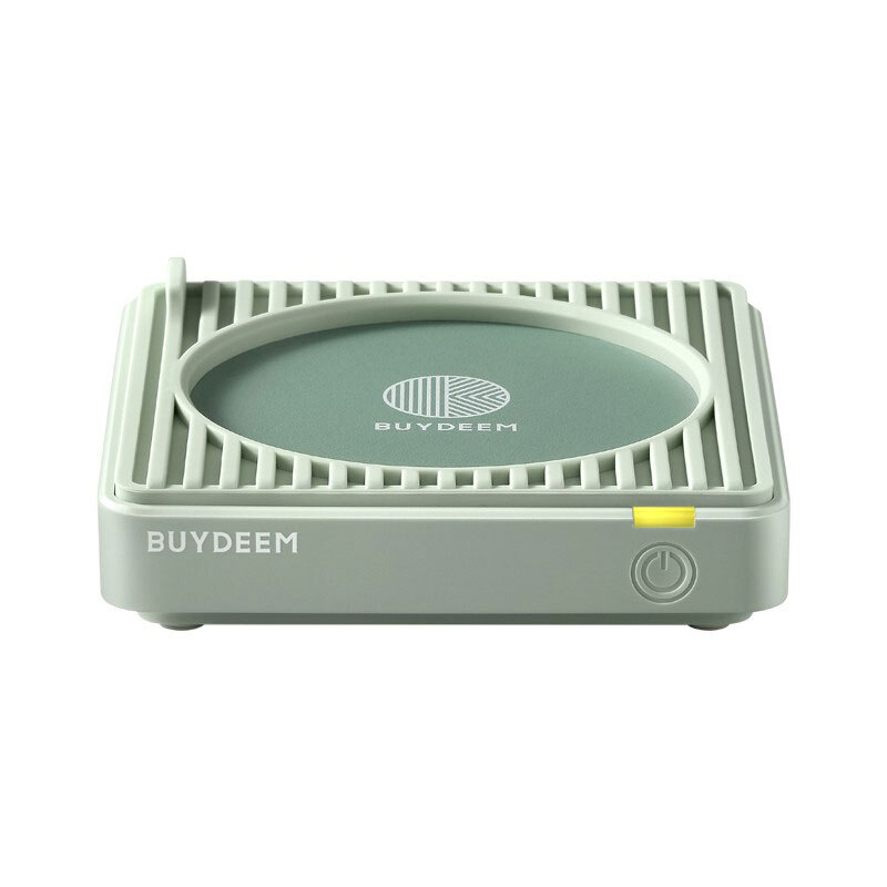 Buydeem北鼎 加热保温杯垫恒温杯垫 两档调温 不挑材质 三色可选-浅杉绿