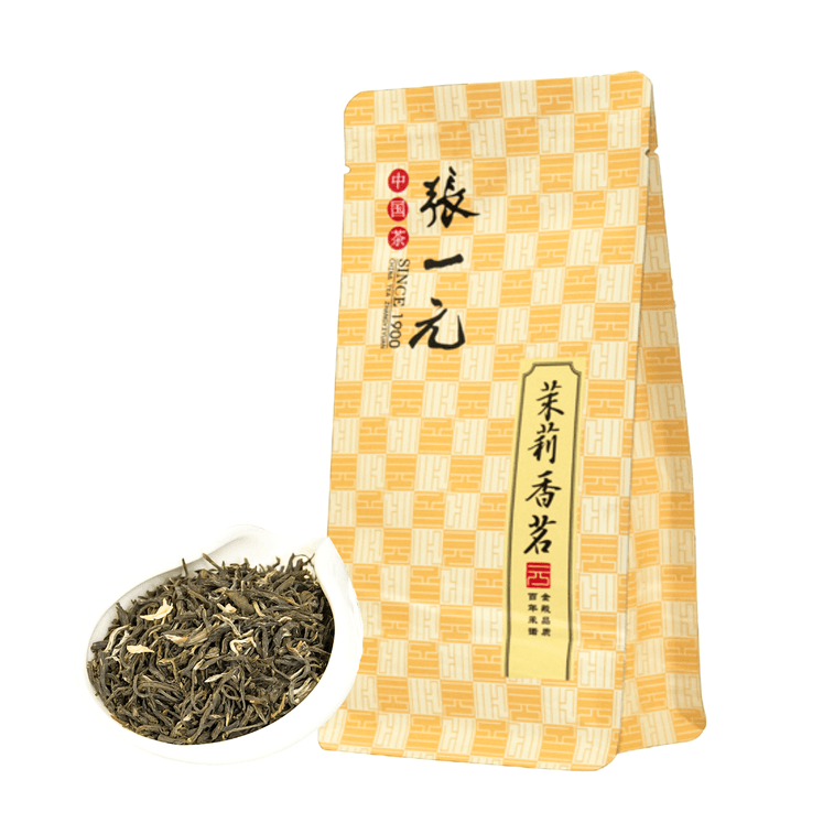 张一元 茉莉花茶 (香茗) 浓香型 鲜嫩透香 经久耐泡 -2袋装 100g