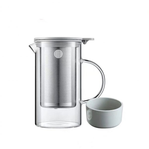 Buydeem北鼎 茶壶泡茶壶 含沥水杯 分离过滤  高硼硅玻璃  500/800ml