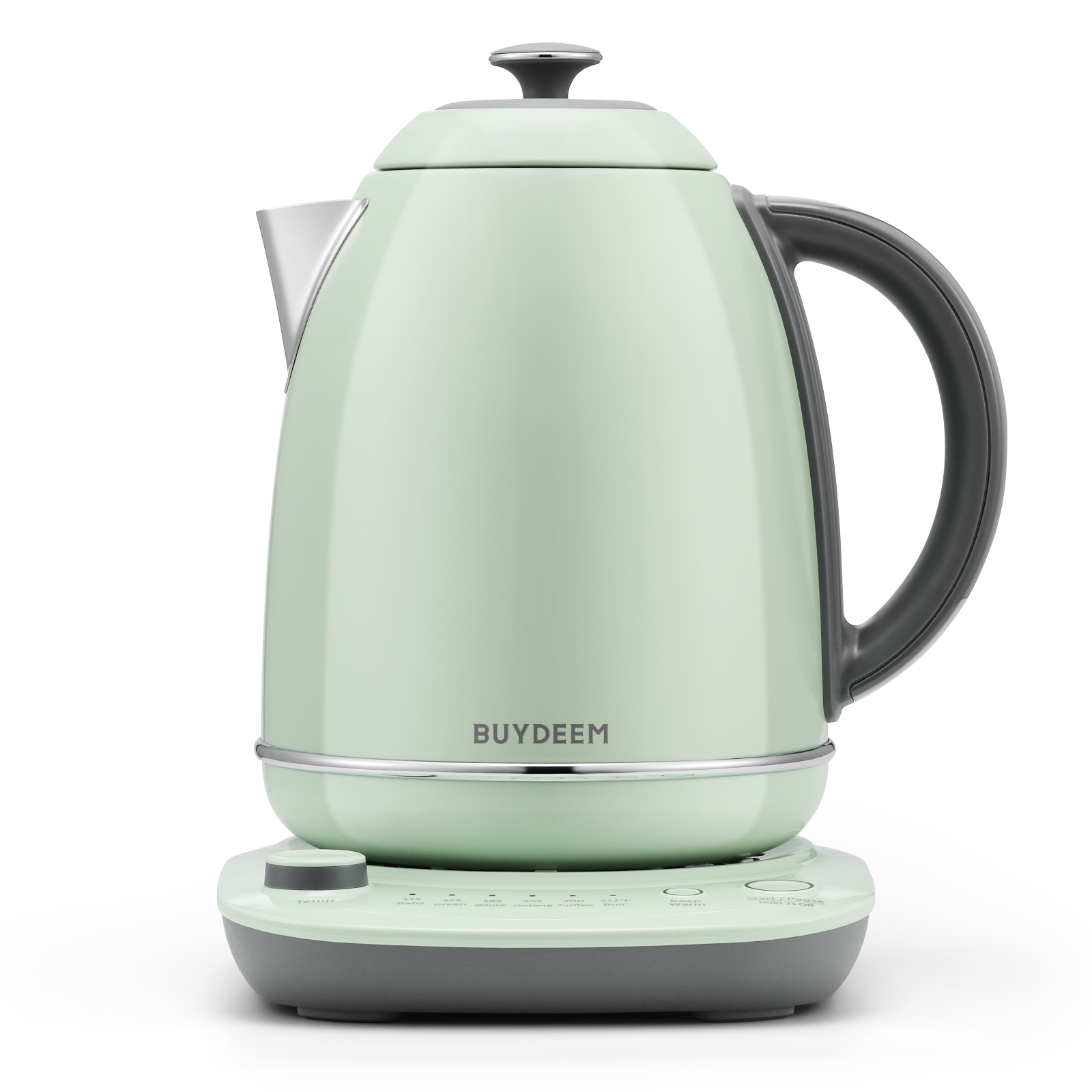 Buydeem北鼎电热水壶K740 家用大容量不锈钢热水壶 保温热水壶 1.7L-浅杉绿
