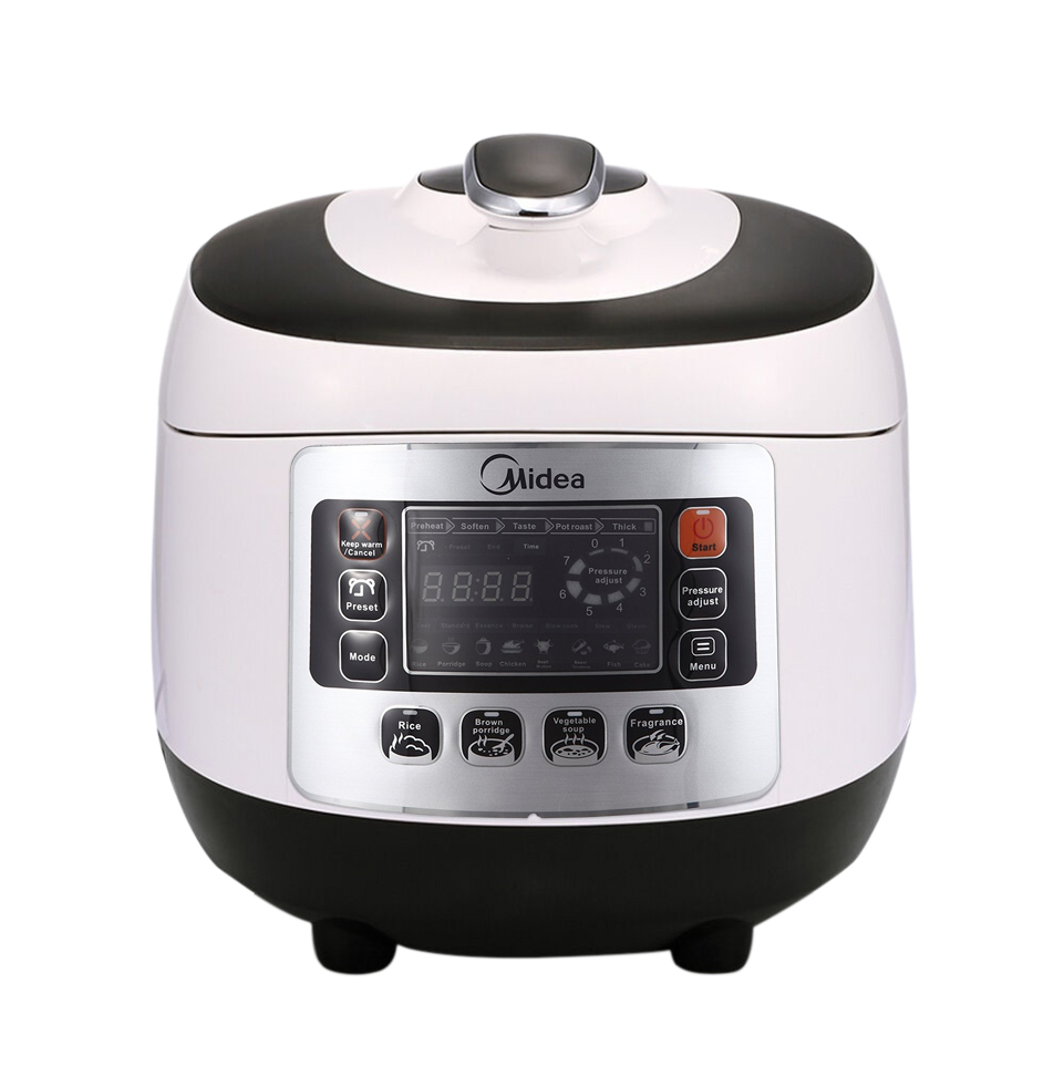Midea 美的太极煲智能电压力锅5L MY-SS5033  大气时尚 全英文面板 不锈钢内胆