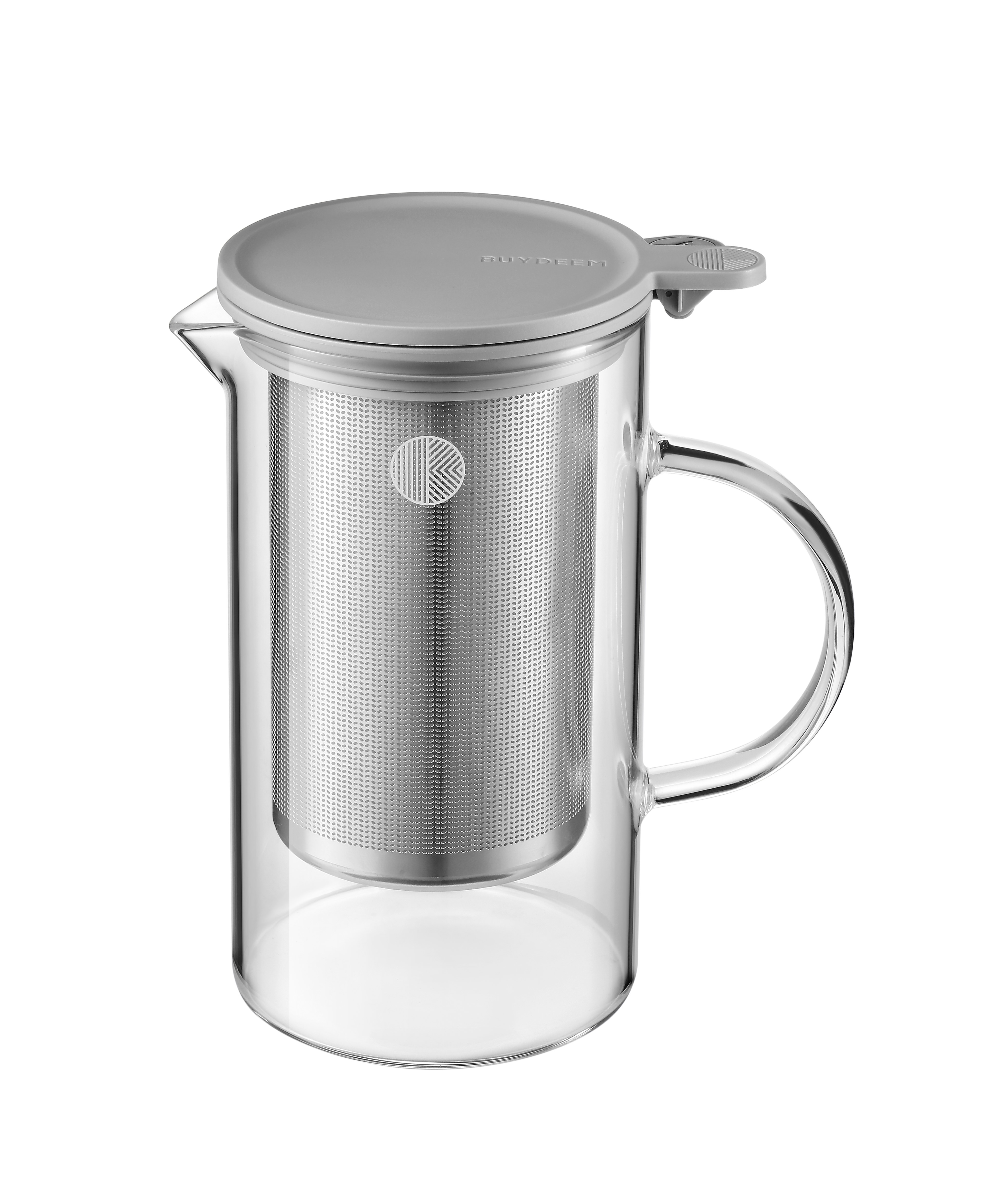 Buydeem北鼎 茶壶泡茶壶 含沥水杯 分离过滤  高硼硅玻璃  800ml