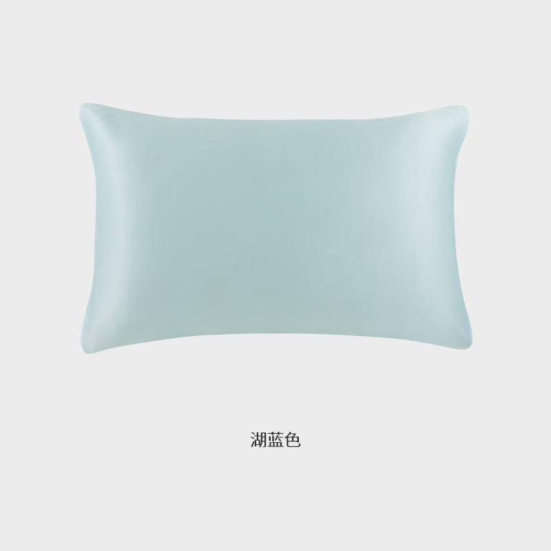 蚕花娘娘 100%桑蚕丝全真丝枕套 高档单人丝绸枕套 三色可选 74*48cm