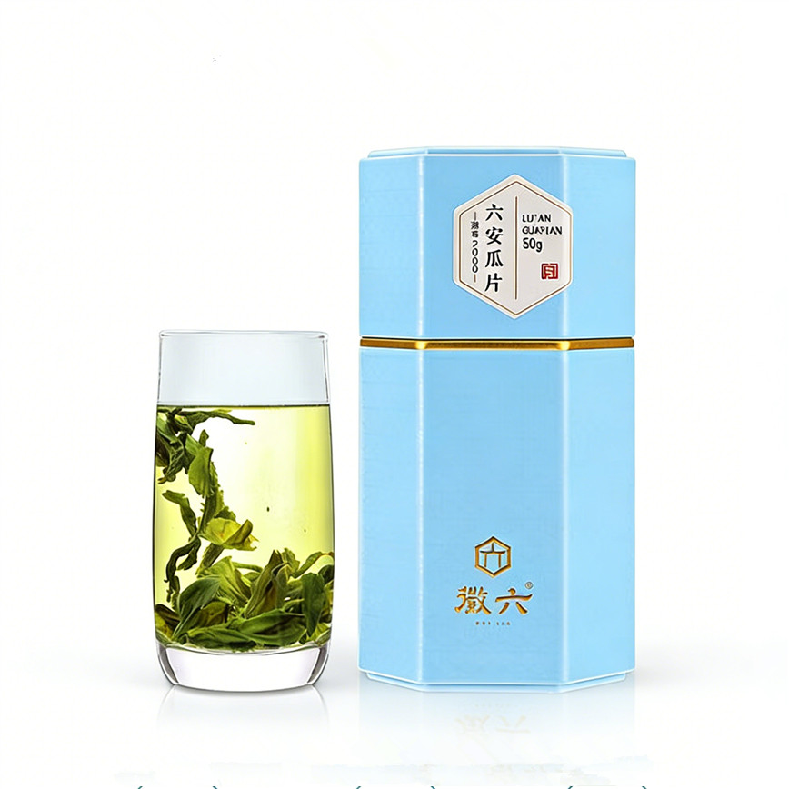 【中国直邮，时效7-15天】徽六2026年新茶绿茶潜香2000六安瓜片茶叶花香特一级50g 雨前