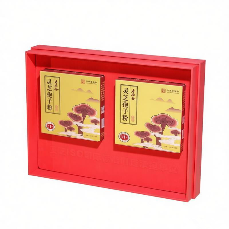 【中国直邮，时效7-15天】寿仙谷 破壁灵芝孢子粉 营养保健滋补品 用于虚劳体弱 咳嗽气喘 失眠多梦 1克/包 30包礼盒