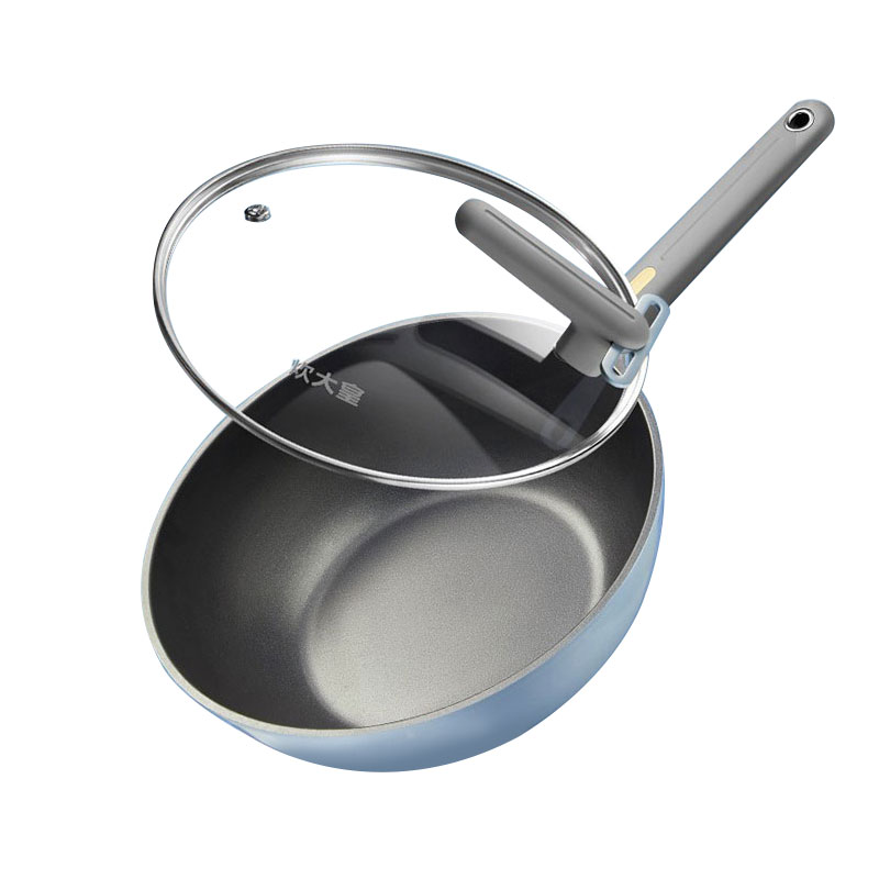 Cooker King炊大皇超轻锅 家用不粘炒锅 平底锅带盖 轻盈顺手 健康不粘 30cm