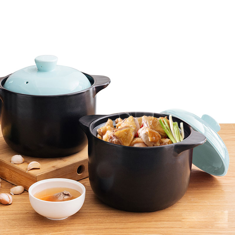 Songfa 松发陶瓷砂锅品鲜养味煲 SF-0204 天然优质陶瓷 高效锁温 4L 
