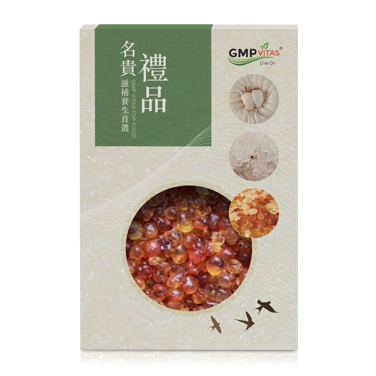 美国GMP Vitas特级天然珍珠圆桃胶  滋润养颜 品质严选 450g 16oz