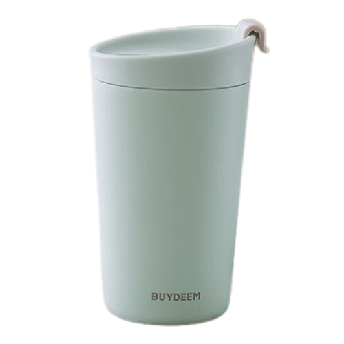 Buydeem 北鼎保温杯咖啡杯 316L不锈钢 迷你便携水杯 浅杉绿 CD1012