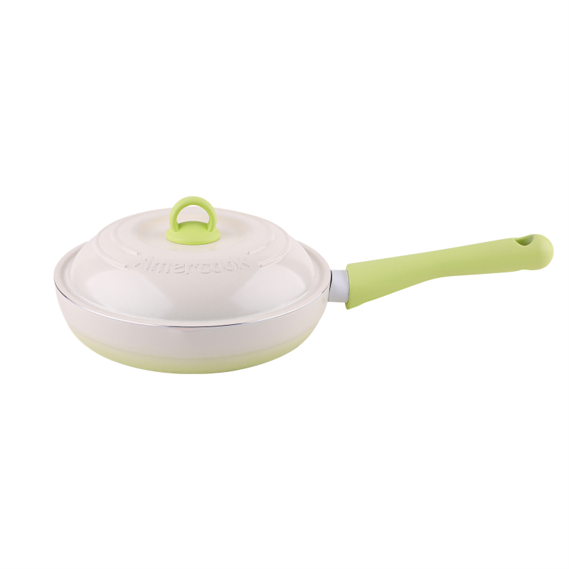 Amercook卡米耶陶瓷炒锅 家用不粘锅 30cm