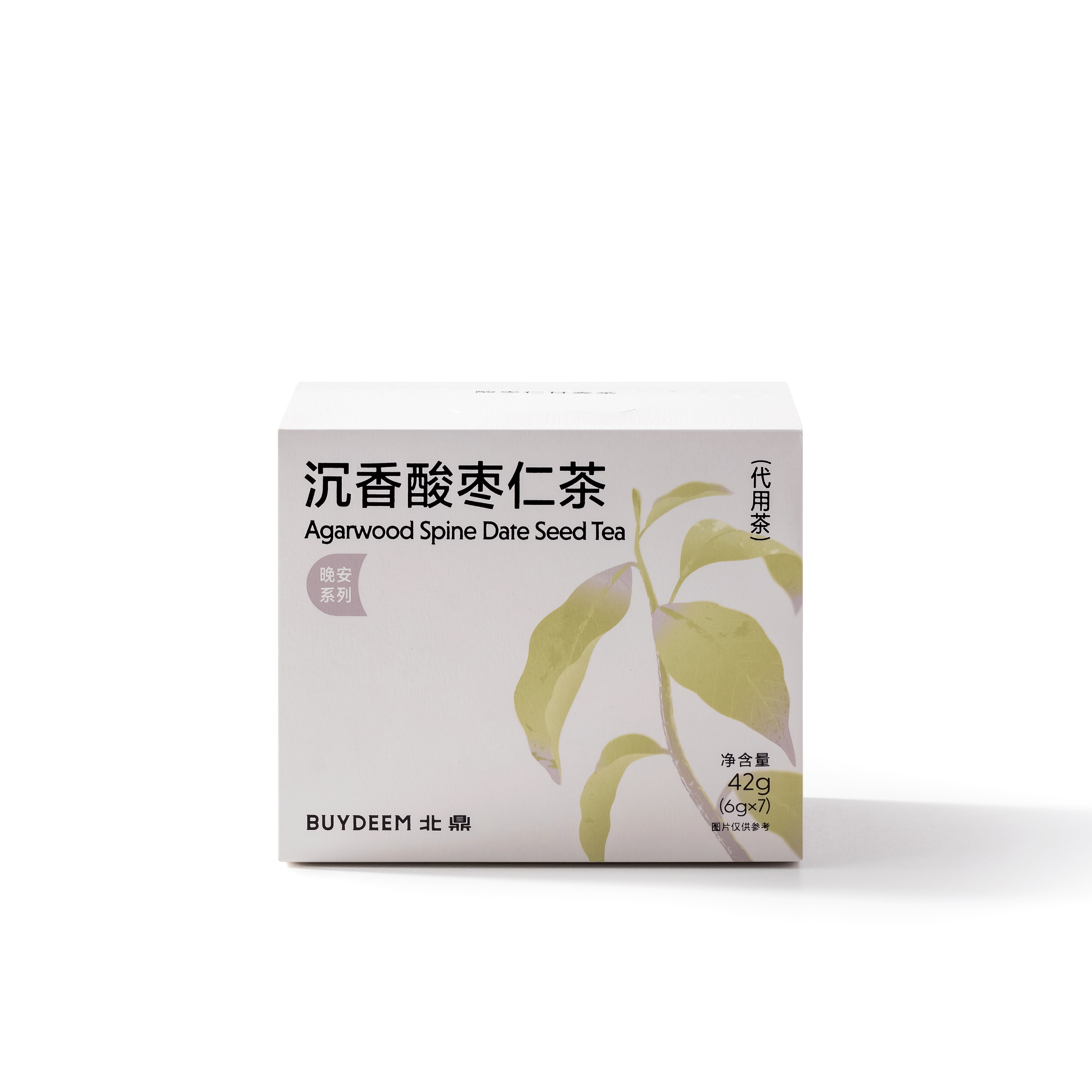 【中国直邮，时效7-15天】Buydeem 北鼎养生茶包 沉香酸枣仁茶盒装/7袋/42g 三盒装共126g