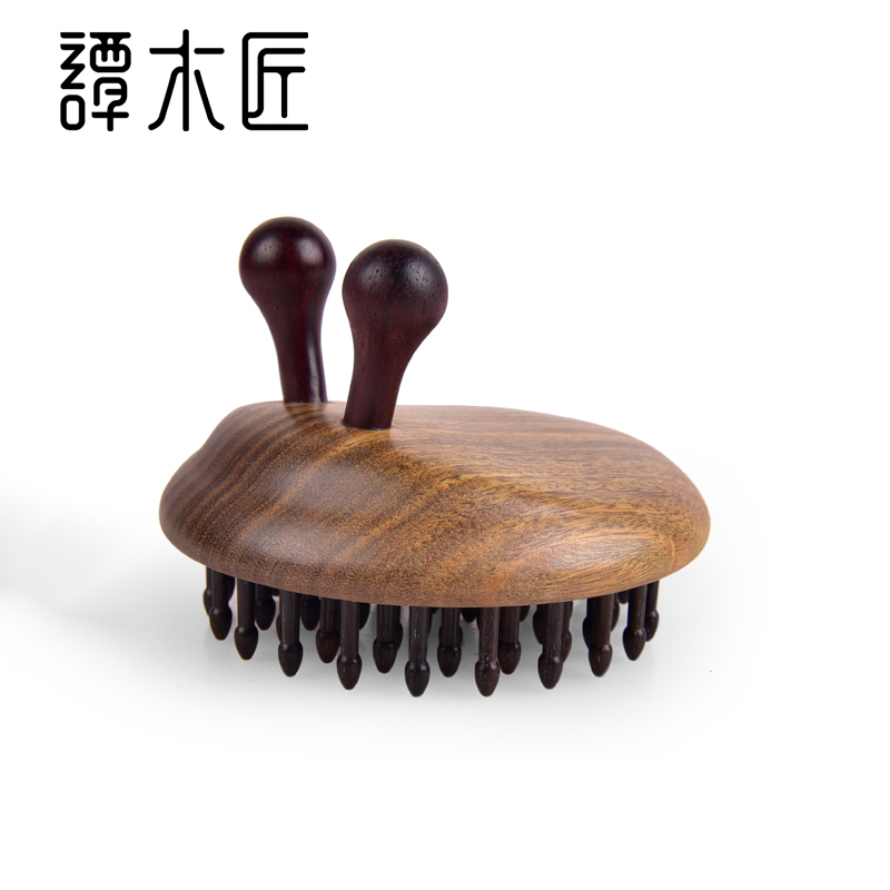 【中国直邮，时效8-20天】谭木匠 蜗牛 指环插齿护发梳 护理经络按摩 礼盒装