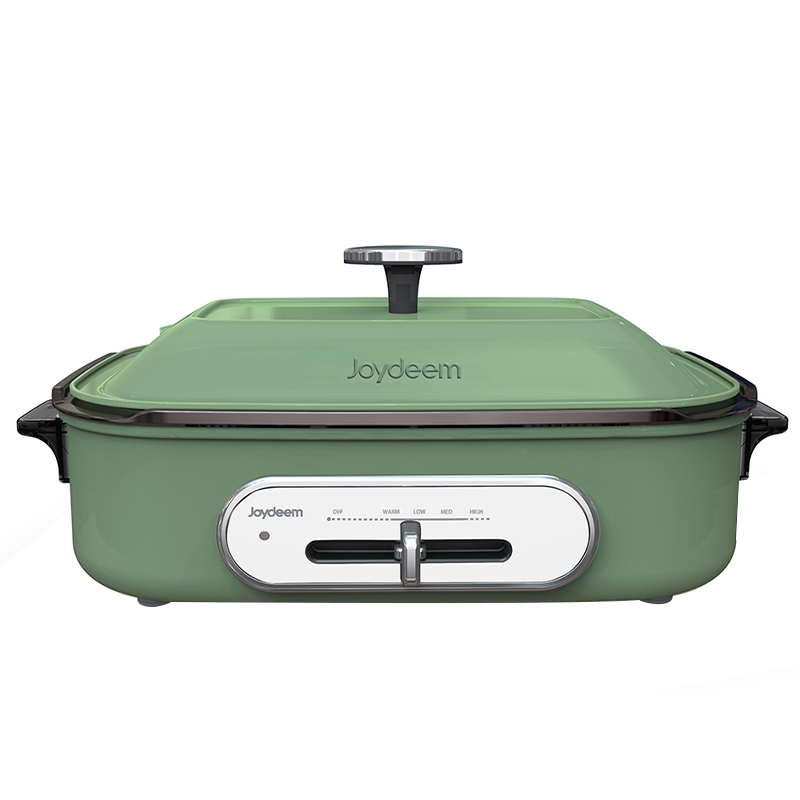 【已停产】Joydeem 多功能料理锅烹饪锅 IT-6099B 煎烤焖煮蒸 易清洗 薄荷绿