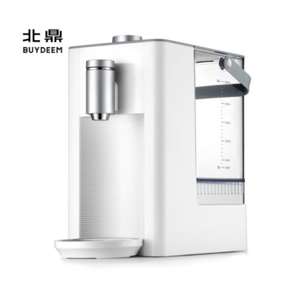 Buydeem北鼎 速热饮水机 即热电热水壶 8种水温选择 小型冲泡奶神器 2.6L-钢琴白