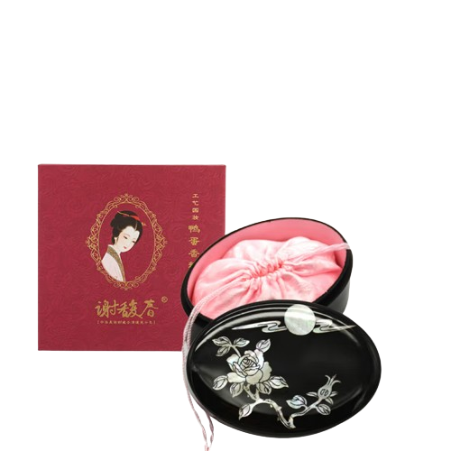 【中国直邮，时效5-12天】谢馥春工艺国妆鸭蛋香粉 花好月圆 古典散粉蜜粉 雾面定妆修饰 （易碎不影响使用）