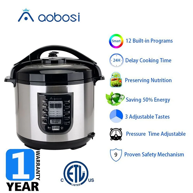Aobosi大容量电压力锅YBW80-120G产品卖点