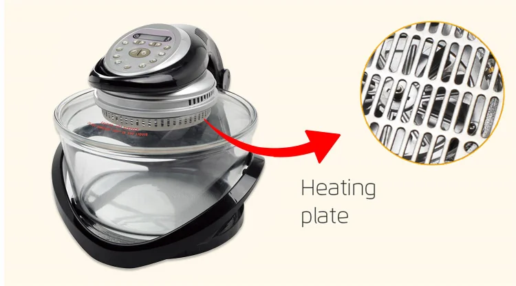 Goldlabo Glass Housing Multi-purpose 12L Portable Convection Oven CG02B detail image 8