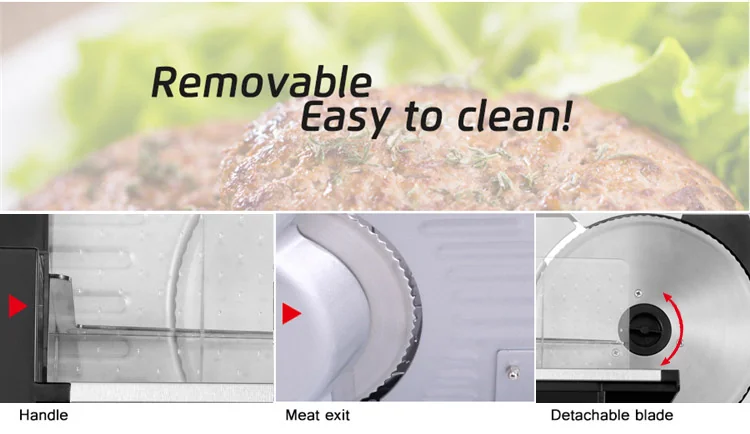 Goldlabo MS100C Fast and Sharp Detachable Sharp Blade Versatile Metal Food Slicer detail image 3