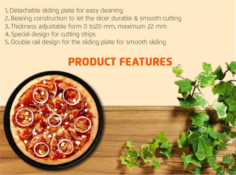 Goldlabo MS100C Fast and Sharp Detachable Sharp Blade Versatile Metal Food Slicer detail image 4