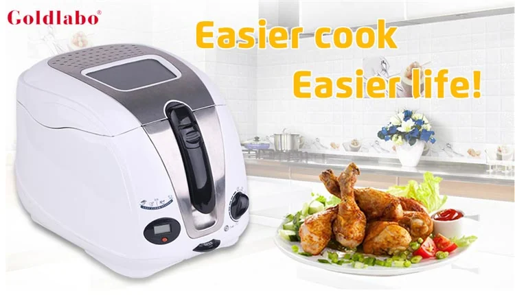 Removable Lid Non-stick Basket with Digital Timer Deep Frying ZG20A detail image 3