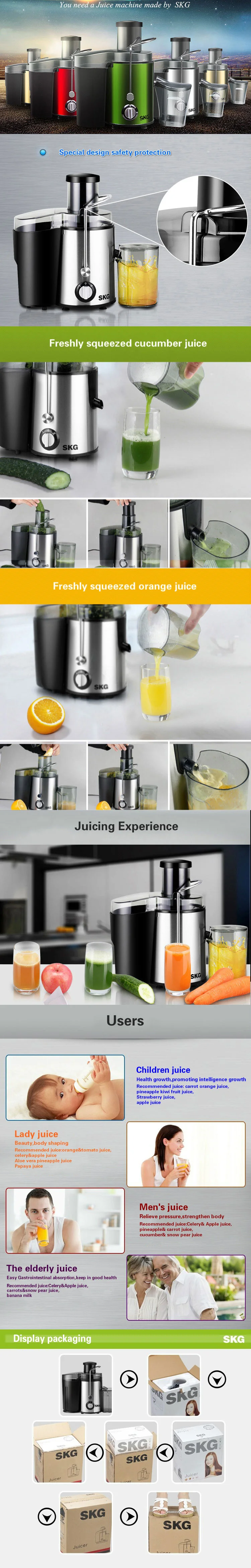 SKG Electric Juice Maker GS-306L detail image 1