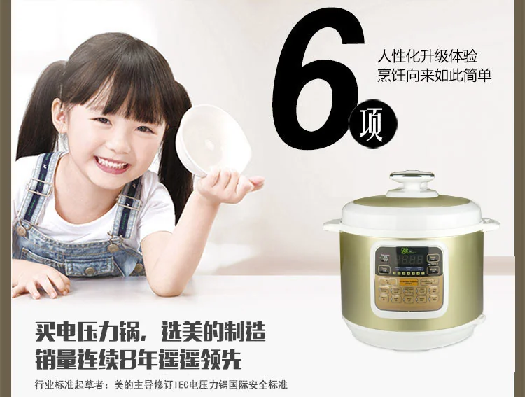 （Gourmet）智能电压力锅BT100-6L