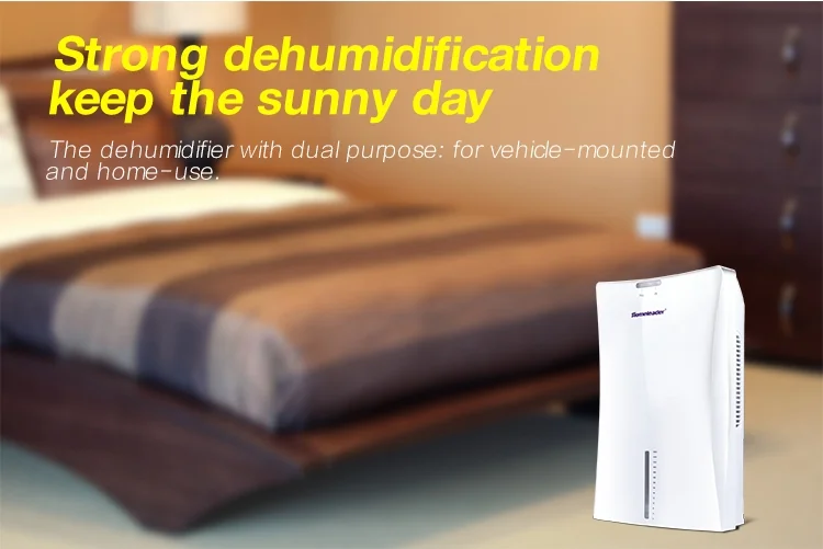 Homeleader 75W Small Dehumidifer, 50Oz Electric compact Dehumidifer with LED light, White, J02-020 detail image 9