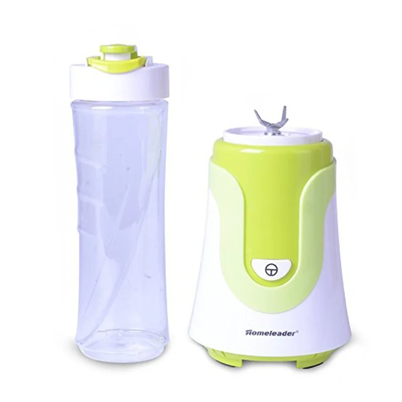 Homeleader One-touch personal size Blender, 300W 500ml Mini Blender with Travel Sport Bottle, K01-032 , Green detail image 4